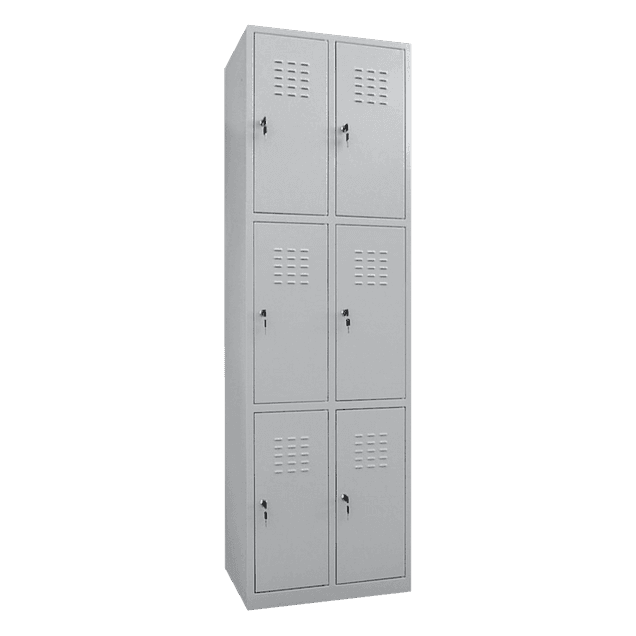 Dulap vestiar metalic 6 usi mici 600x450x1800