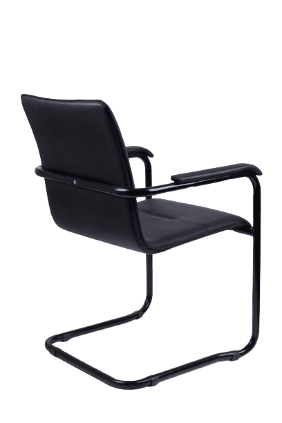 Scaun vizitator/conferinta Sally/S Crom Piele eco - imaginea 4