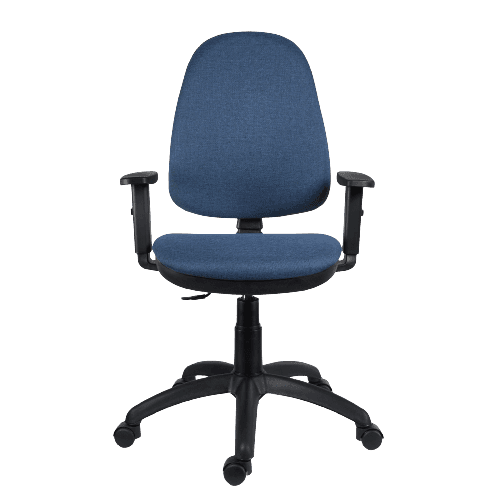 Scaun ergonomic Golf GLX Albastru textil Brate reglabile - imaginea 2