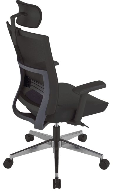 Scaun ergonomic rotativ Next executive Negru mesh - imaginea 3