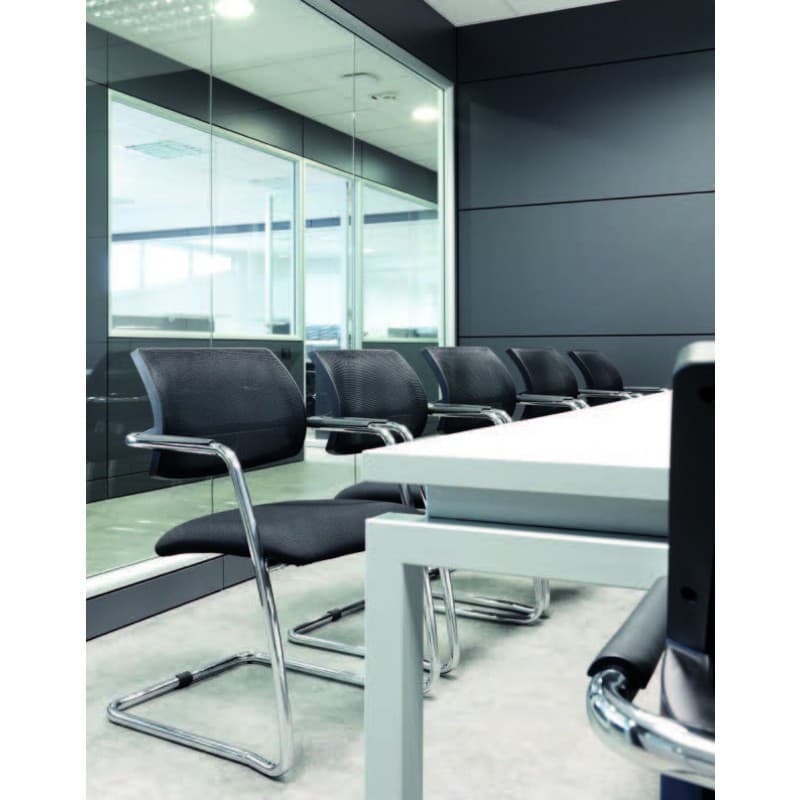 Scaun vizitator/conferinta Magix Mesh/textil - imaginea 3