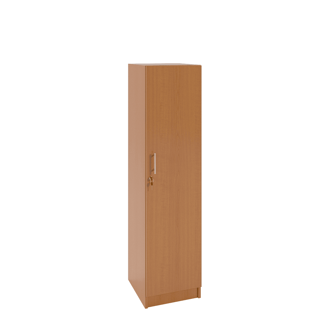 Dulap birou îngust 1 ușă 400x420x1600, Cireș