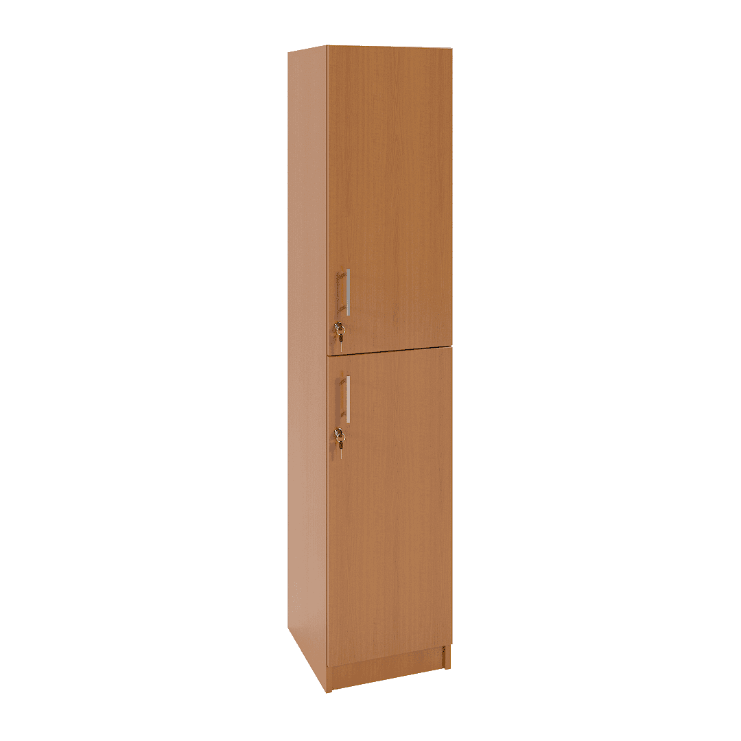 Dulap birou îngust 2 uși 400x420x1900, Cireș