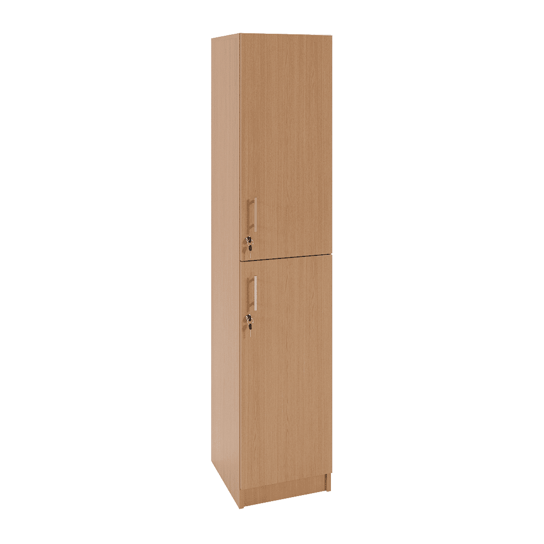 Dulap birou îngust 2 uși 400x420x1900, Stejar