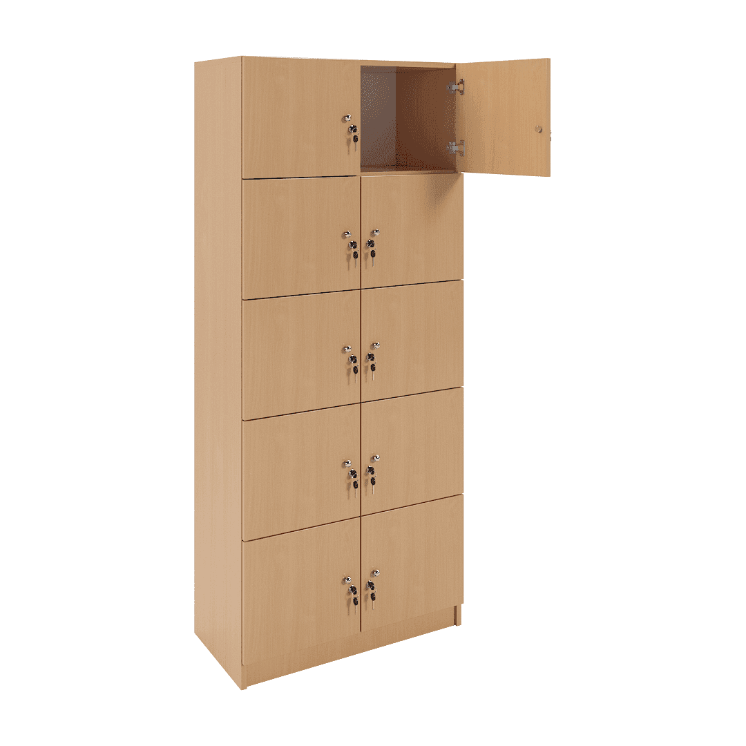 Dulap compartimentat 10 casete (2x5) 800x420x1900, Fag - imaginea 2