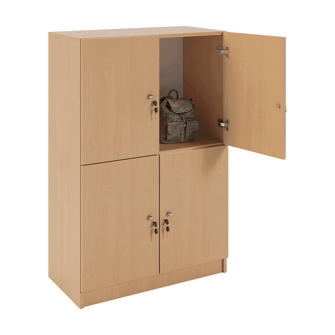 Dulap compartimentat 4 casete (2x2) 800x400x1220, Fag - imaginea 2