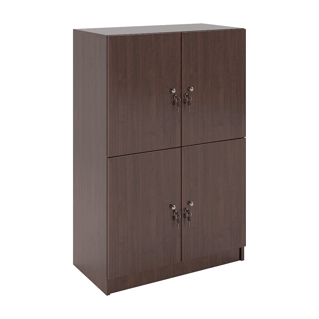 Dulap compartimentat 4 casete (2x2) 800x420x1220, Wenge