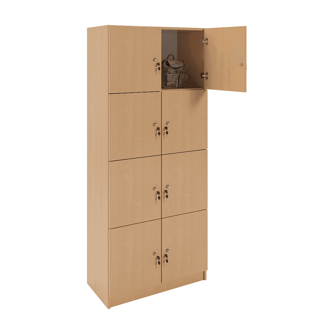 Dulap compartimentat 8 casete (2x4) 800x420x1900, Fag - imaginea 2