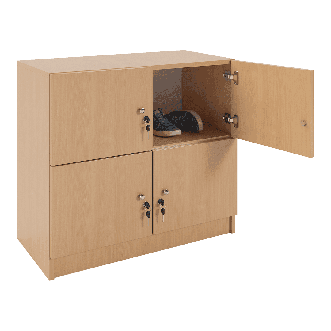 Dulap jos compartimentat 4 casete (2x2) 800x400x720, Fag - imaginea 2