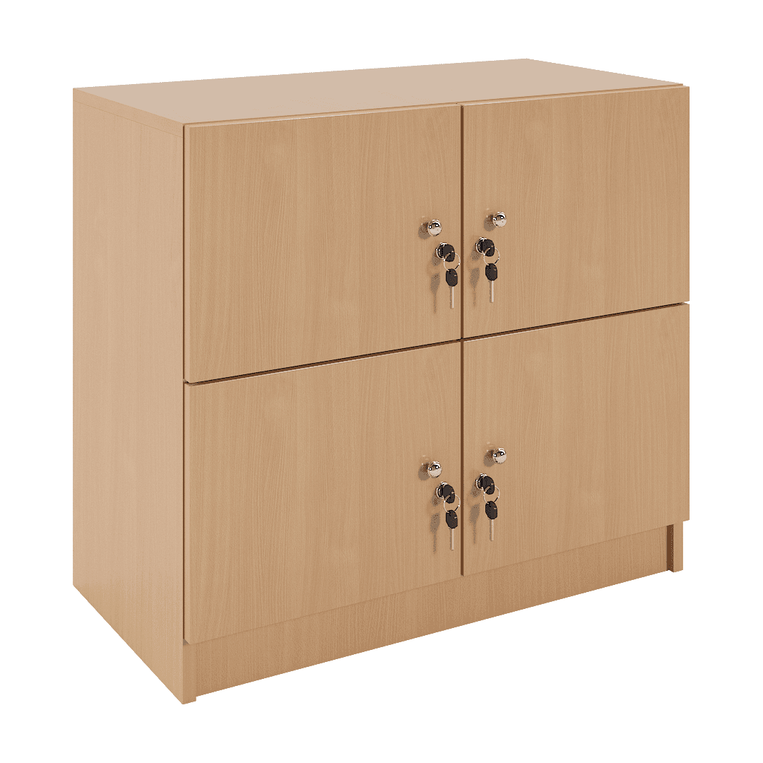 Dulap jos compartimentat 4 casete (2x2) 800x420x720, Fag