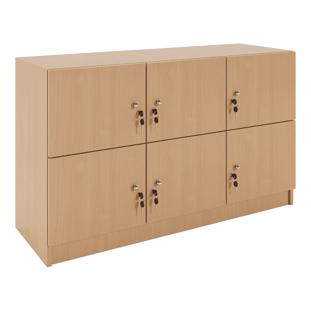 Dulap jos compartimentat 6 casete (3x2) 1200x420x720, Fag