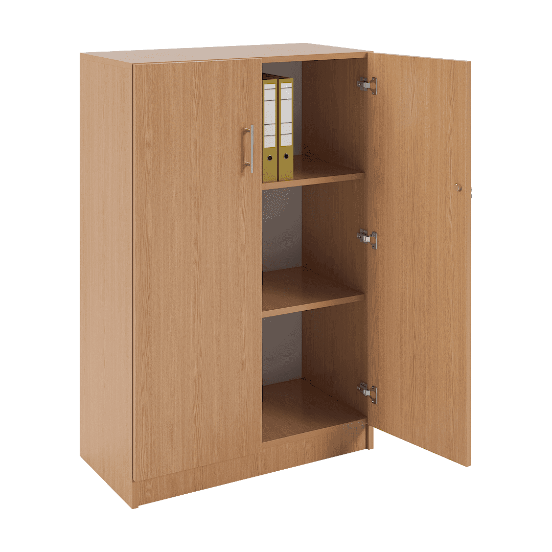 Dulap material didactic 2 uși 800x400x1220, Stejar - imaginea 2