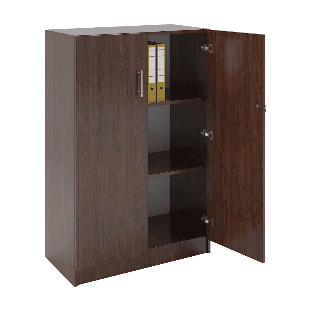 Dulap material didactic 2 uși 800x420x1220, Wenge - imaginea 2