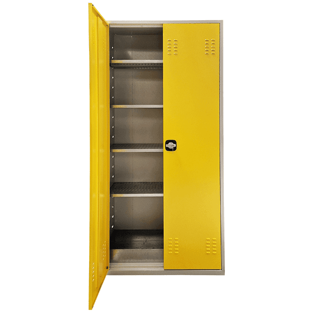 Dulap metalic substante chimice, pereti simpli 900x400x1900 mm - imaginea 2
