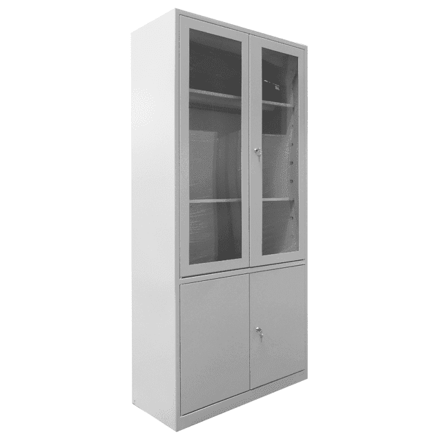Dulap metalic tip vitrina 4 usi, pereti simpli 900x400x1900 - imaginea 2