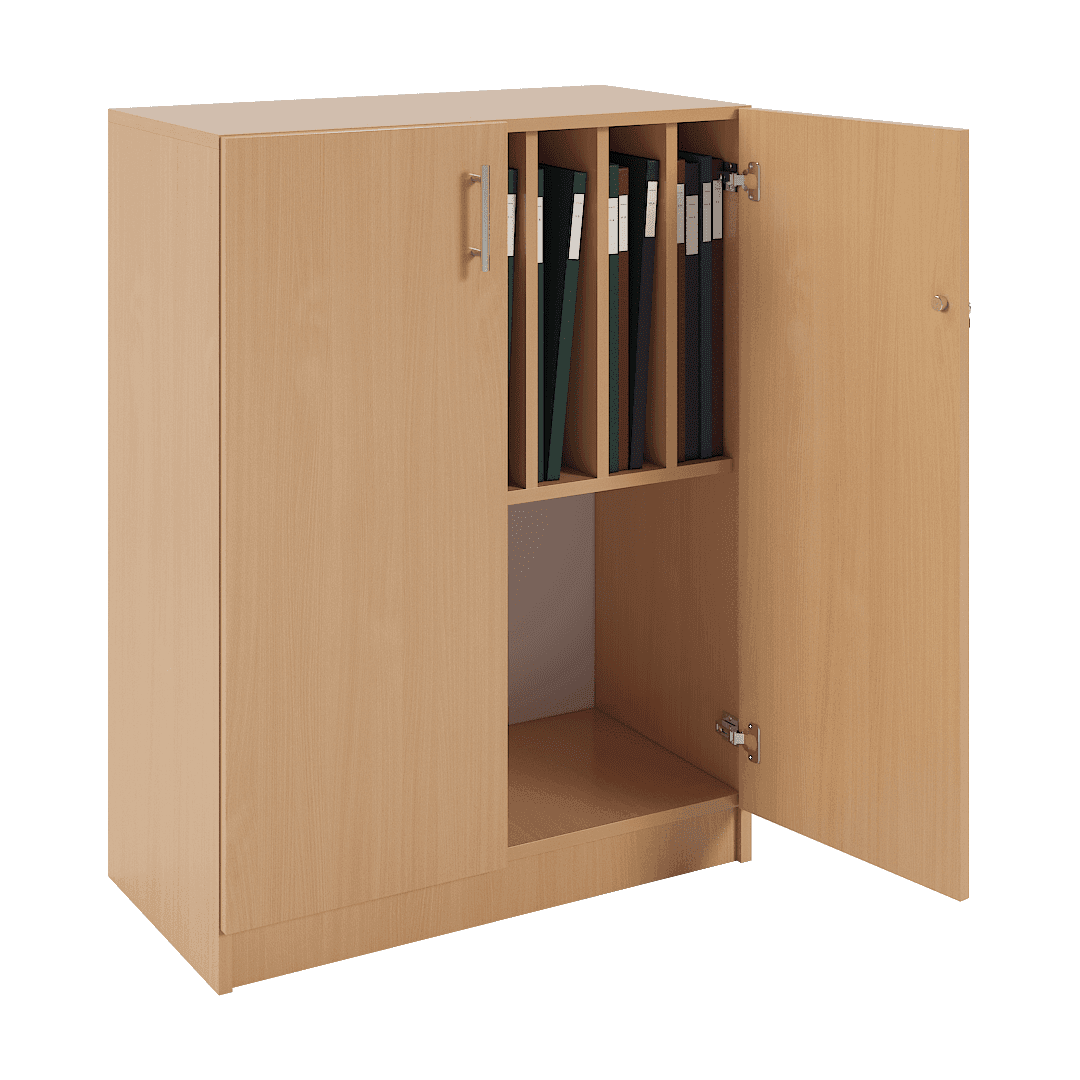 Dulap pentru cataloage 2 uși 800x400x1060, Fag - imaginea 2
