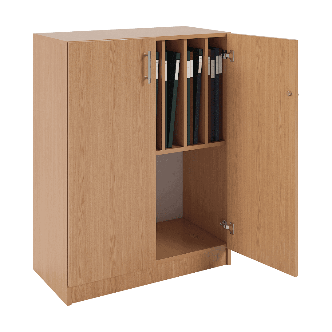 Dulap pentru cataloage 2 uși 800x400x1060, Stejar - imaginea 2