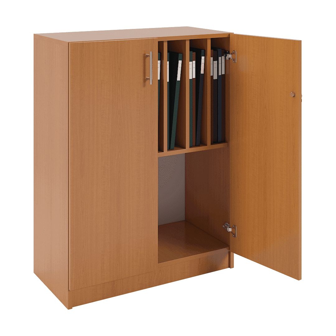 Dulap pentru cataloage 2 uși 800x420x1060, Cireș - imaginea 2