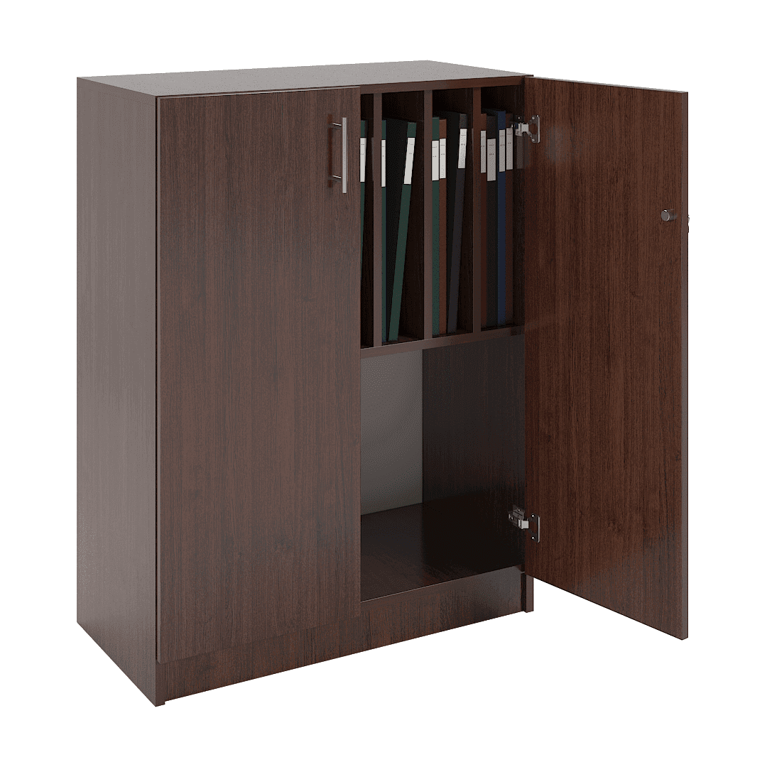 Dulap pentru cataloage 2 uși 800x420x1060, Wenge - imaginea 2