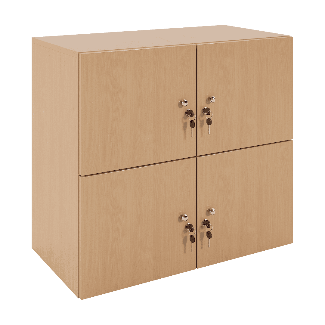 Dulap suprapozabil 4 casete (2x2) 800x400x720, Fag