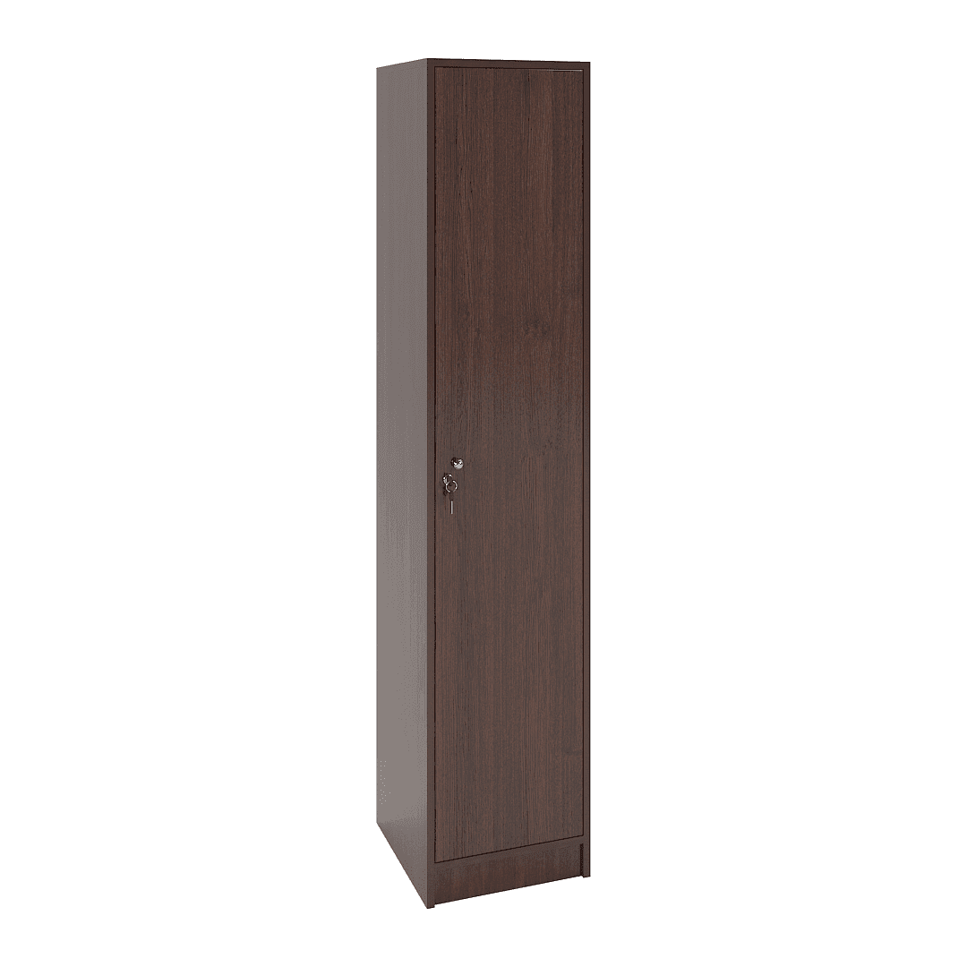 Dulap vestiar elevi 1 ușă 400x420x1900, Wenge