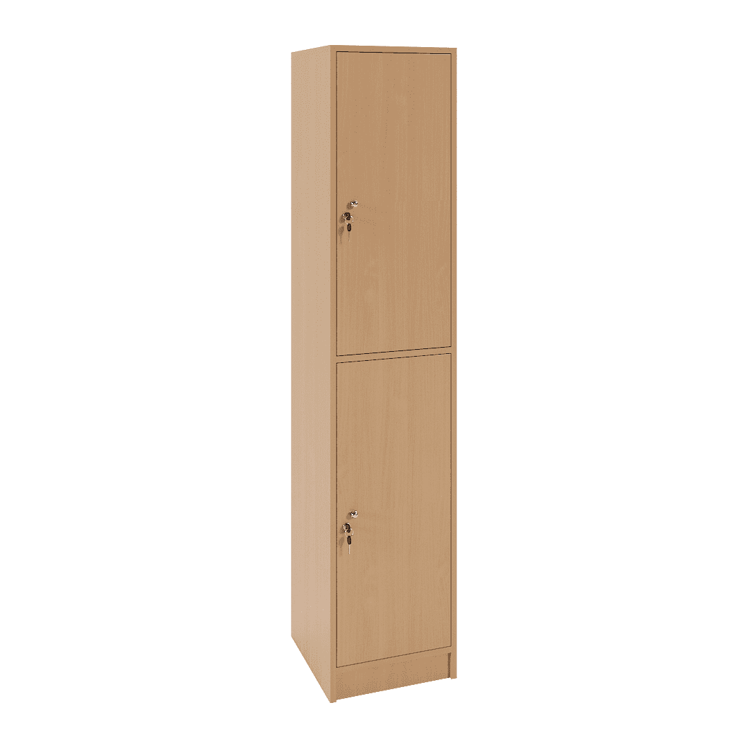 Dulap vestiar elevi 2 casete (1x2) 400x420x1900