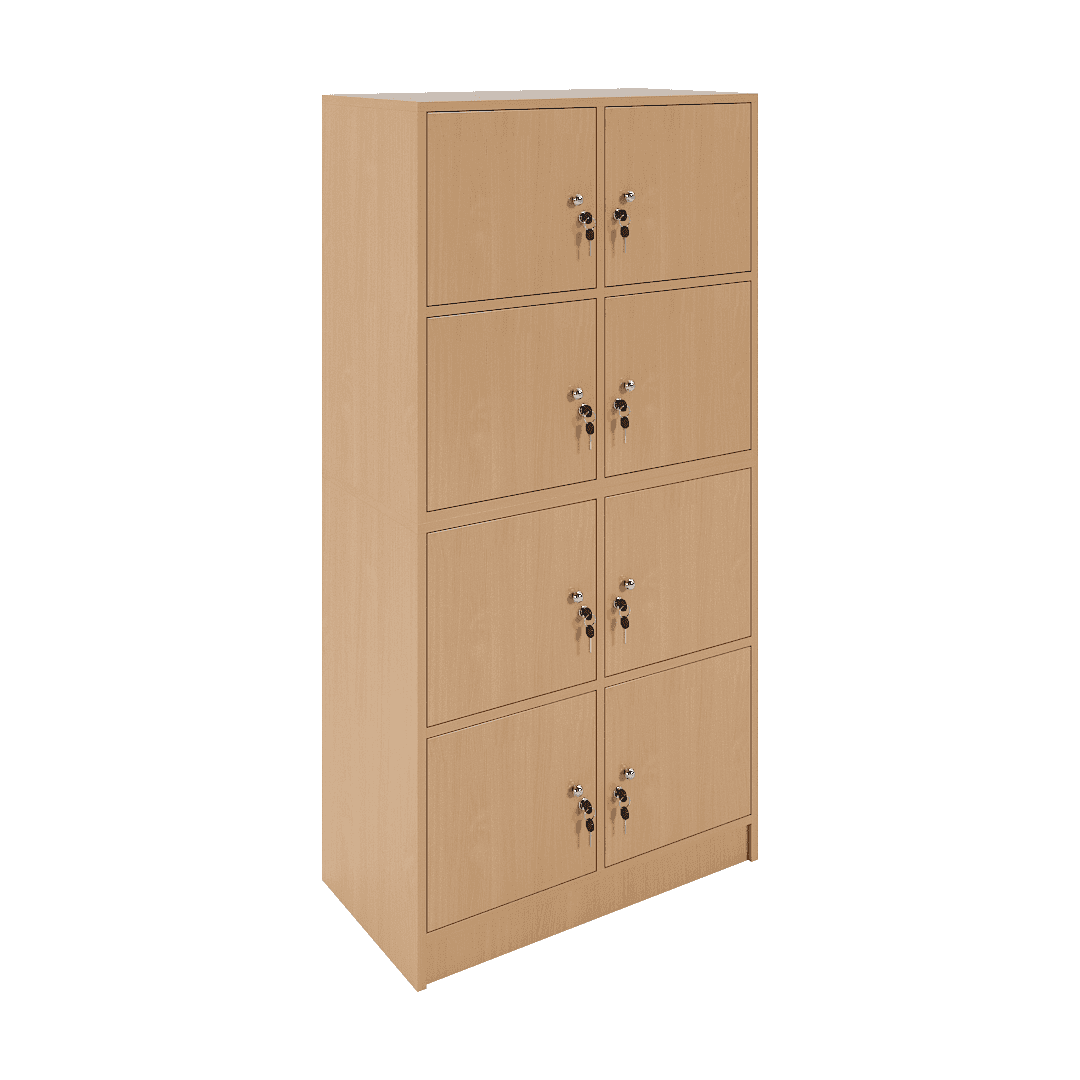 Dulap vestiar elevi 8 compartimente (2x4) 800x420x1600