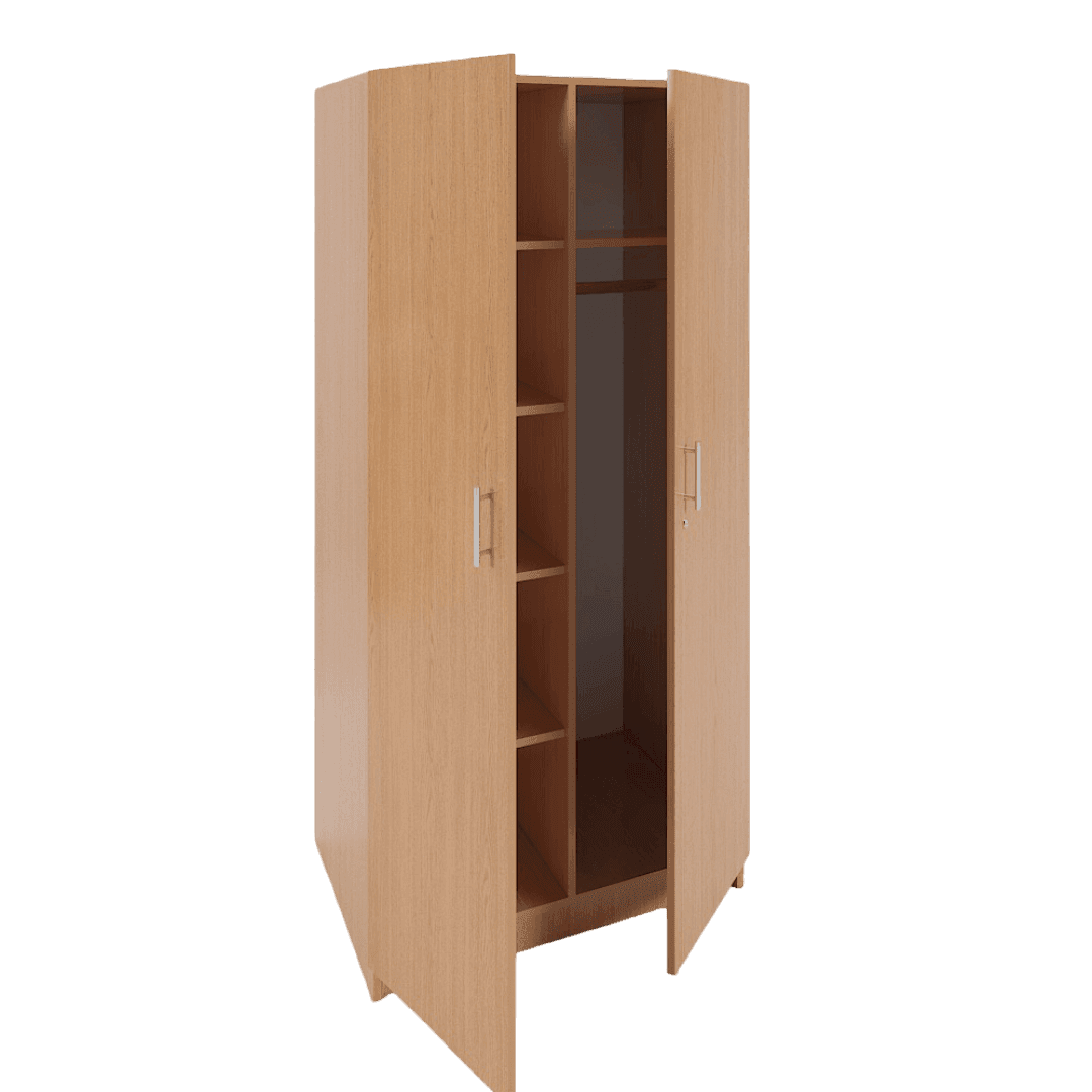 Dulap vestiar mixt 900x570x1900, Culoare stejar
