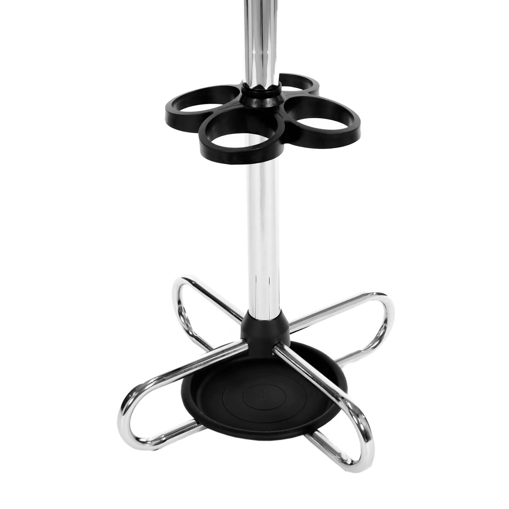 Cuier cu suport pentru umbrela Monte 1CR, Cromat - imaginea 2