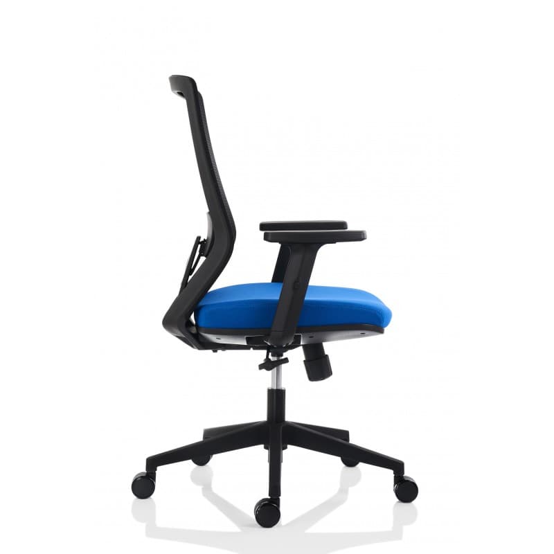 Scaun ergonomic rotativ Zen textil si mesh cu brate - imaginea 2