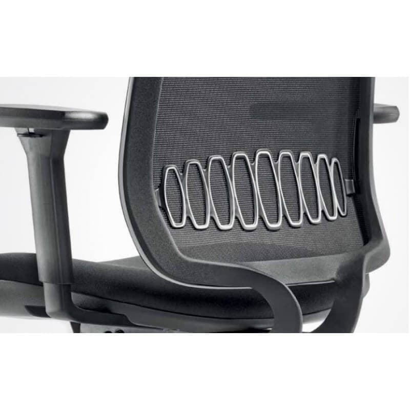 Scaun ergonomic rotativ 2700 Bond Black mesh - imaginea 4