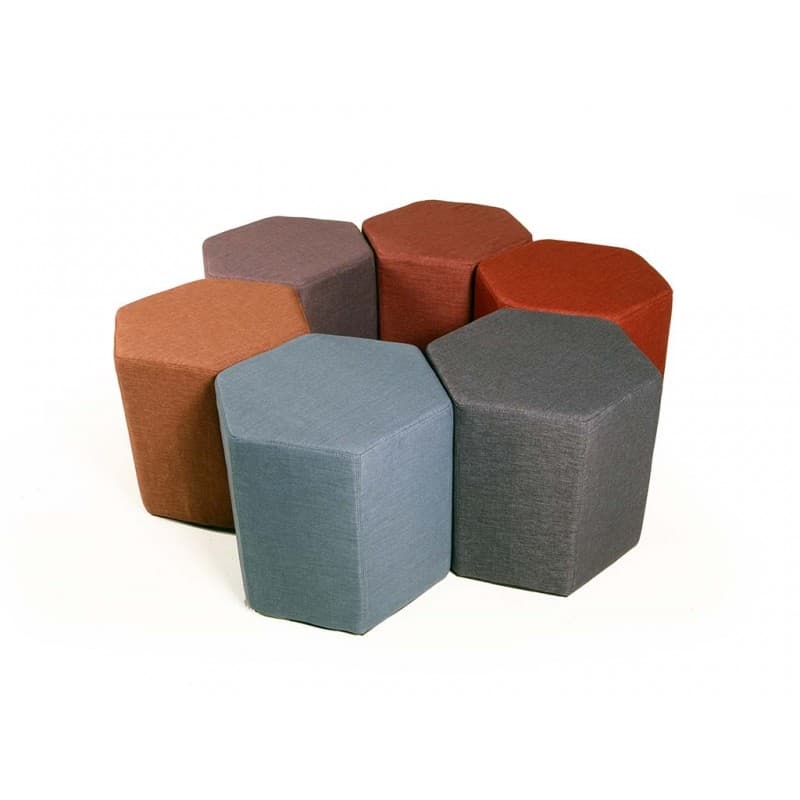 Taburet Hexa Pal Textil - imaginea 3