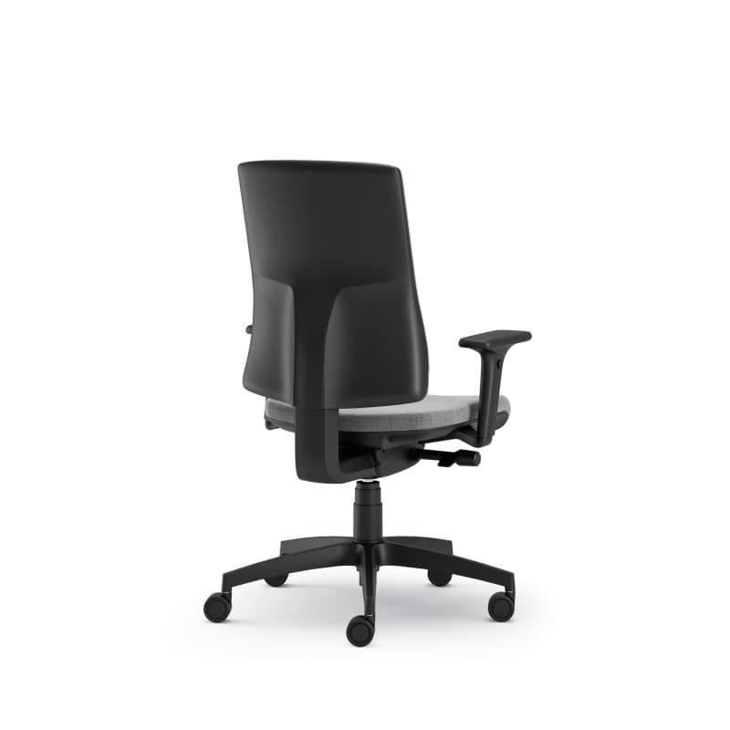 Scaun ergonomic rotativ Pure Black T textil - imaginea 2
