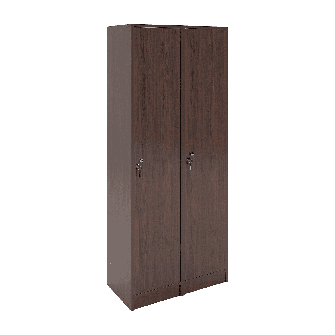 Set dulapuri vestiar elevi 2 uși 800x420x1900, Wenge