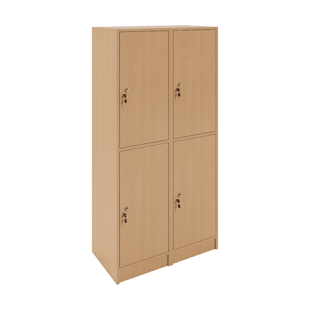 Set dulapuri vestiar elevi 4 casete (2x2) 800x420x1600