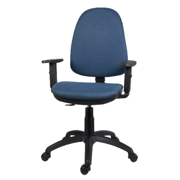 Scaun ergonomic Golf GLX Albastru textil Brate reglabile