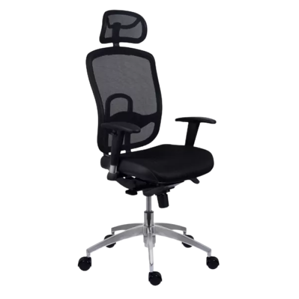Scaun birou Oklahoma PDH, mesh, Negru