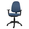 Scaun ergonomic Golf GLX Albastru textil Brate reglabile